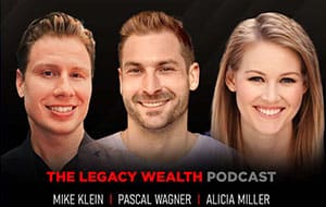 portraits of the hosts of The Legacy Wealth Podcast